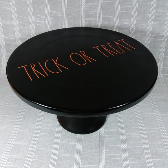 Rae Dunn Other - Rae Dunn Halloween Trick or Treat Cake Stand Plate